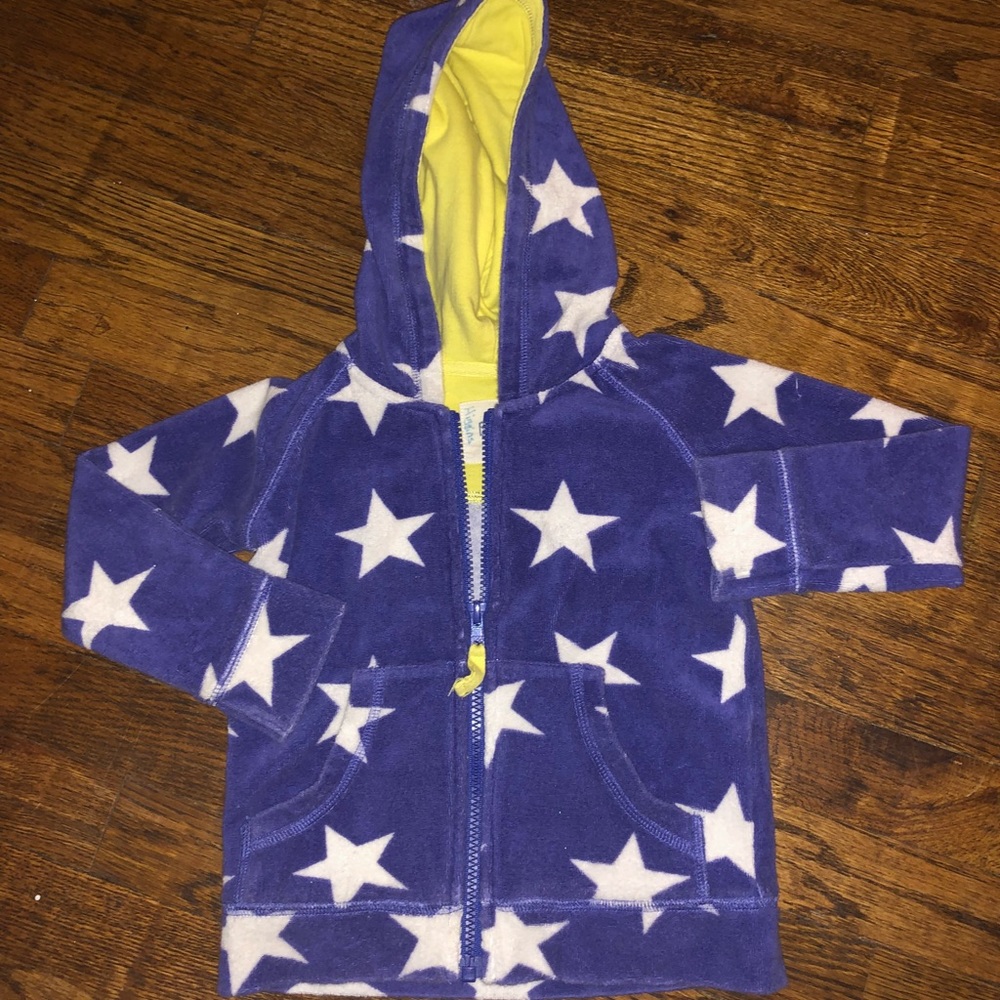 Mini Boden toweling zip up 2/3